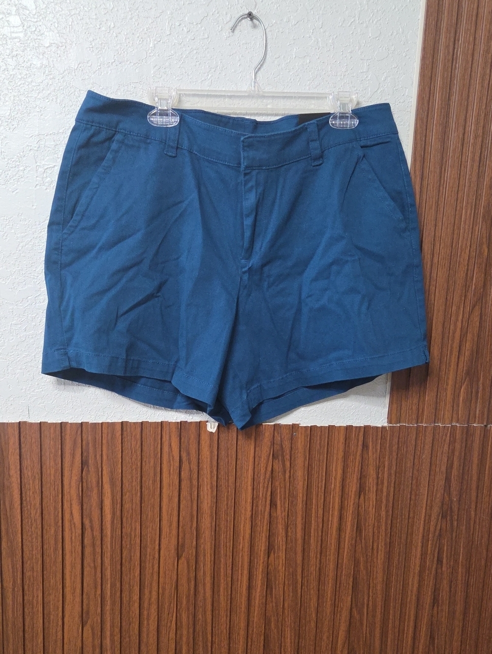 Lane Bryant Teal Blue Tailored Shorts Sz 18 [0010].